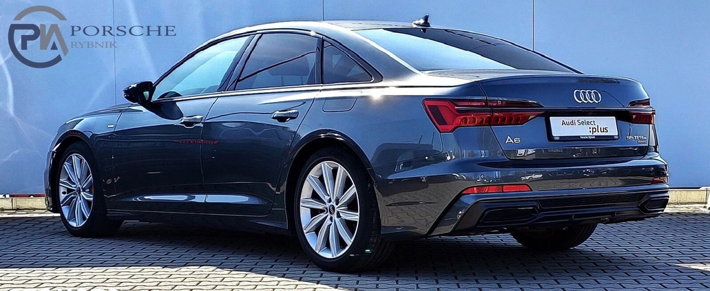 Audi A6 cena 218800 przebieg: 58311, rok produkcji 2020 z Rybnik małe 742